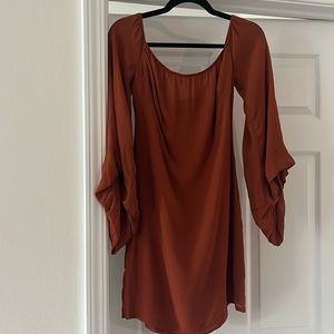 Reformation size 8 dress in burnt orange color